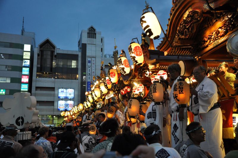 熊谷の夏の風物詩「うちわ祭り」